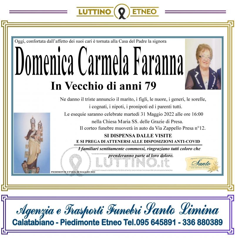 Domenica Carmela  Faranna 